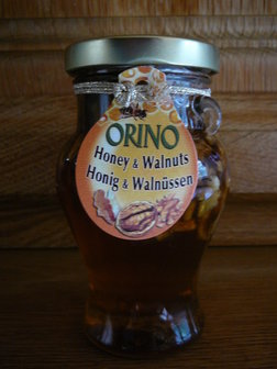 Tijm-kruiden Honing met walnoten 250 gram
