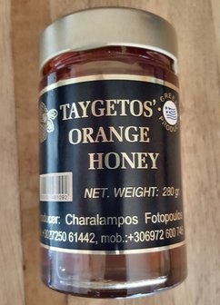 Griekse Sinaasappel Honing 280 gram.