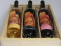 Wijn, Cadeau Wijn Pakket in houten kist_
